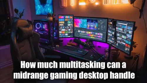 Midrange Gaming Desktop Multitasking Performance