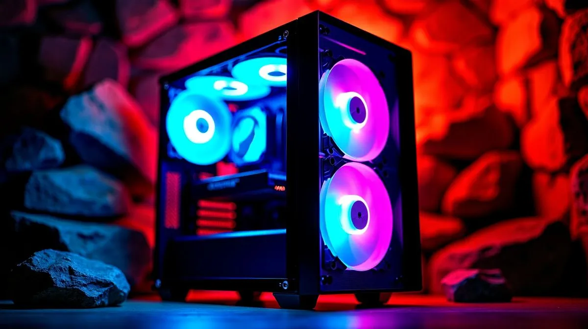 ZAR pricing for ATX airflow cases with ARGB fans