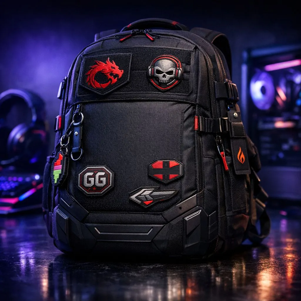 Personalize your backpack—no permanent modification