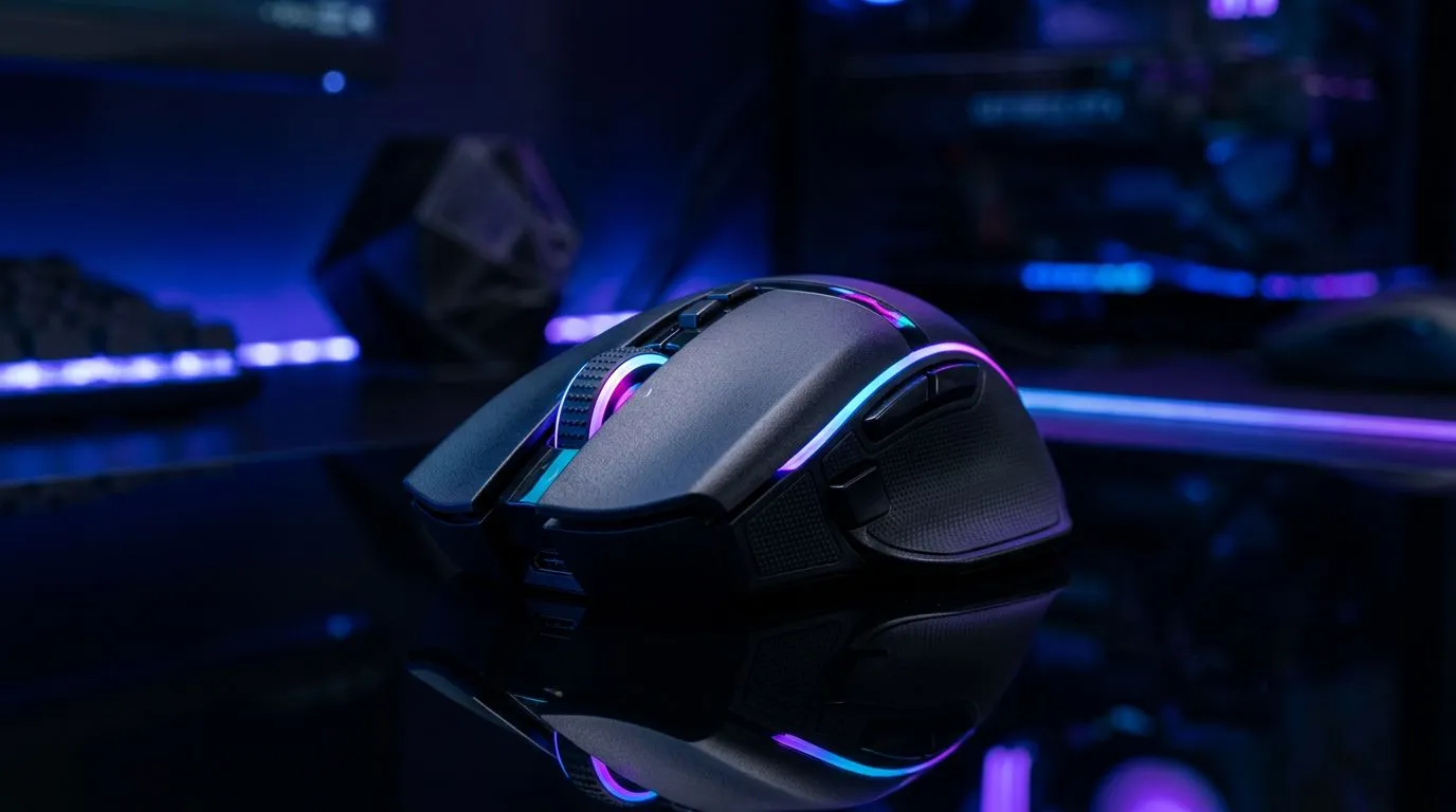 Inside Gaming Mouse RGB Customization