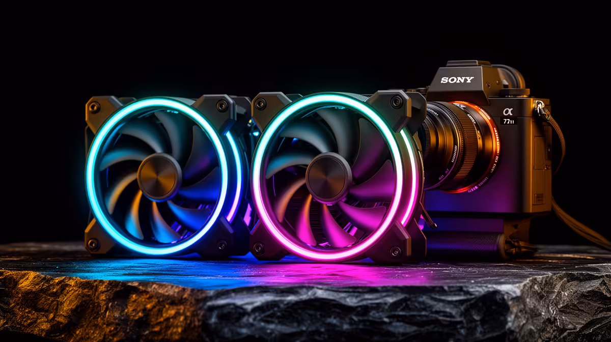 A Content Creator Choose a Set of Case Fans in South