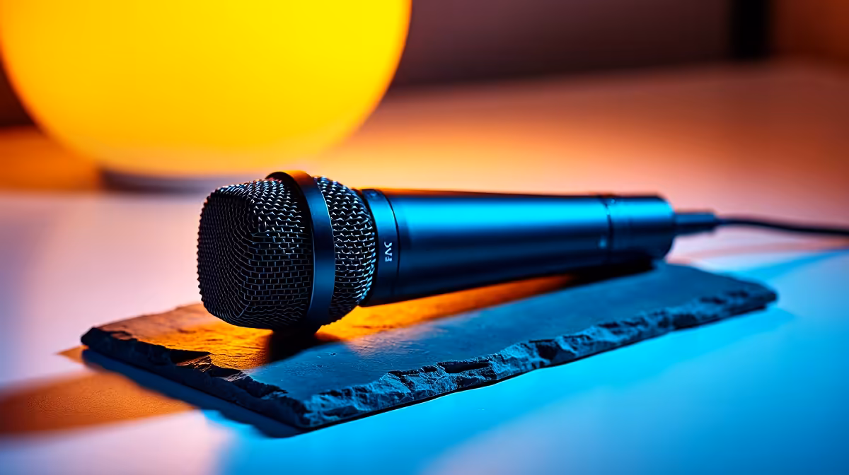 A Design Student Choose a Streaming Microphone in South