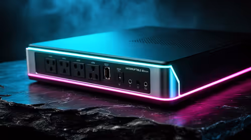 How should a remote worker choose a UPS for a router in South Africa?