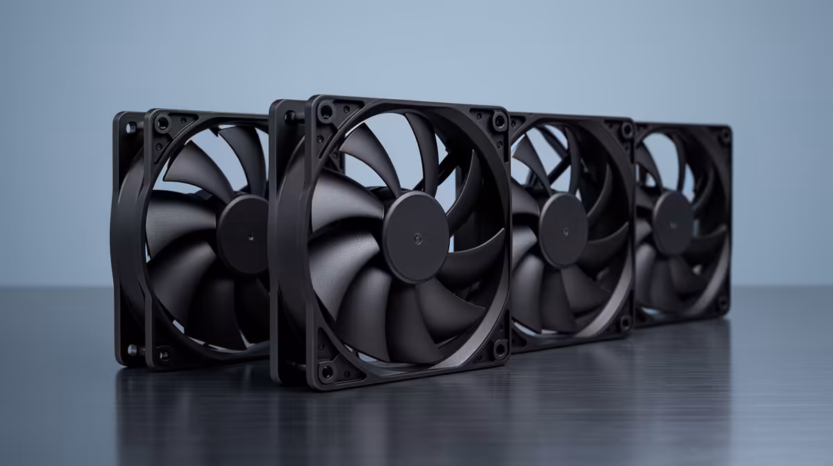 A Retiree Choose a Set of Case Fans in South Africa