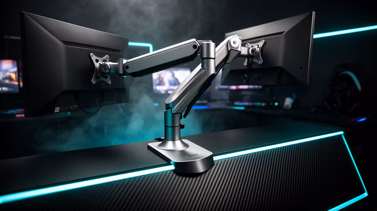 An Esports Player Choose a Desk Monitor Arm in South