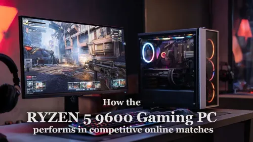 RYZEN 5 9600 Gaming PC Performance in Online Matches