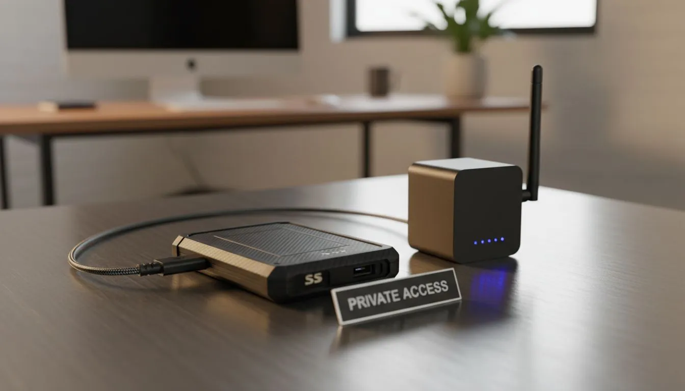 Secure Remote File Access Without Public WiFi