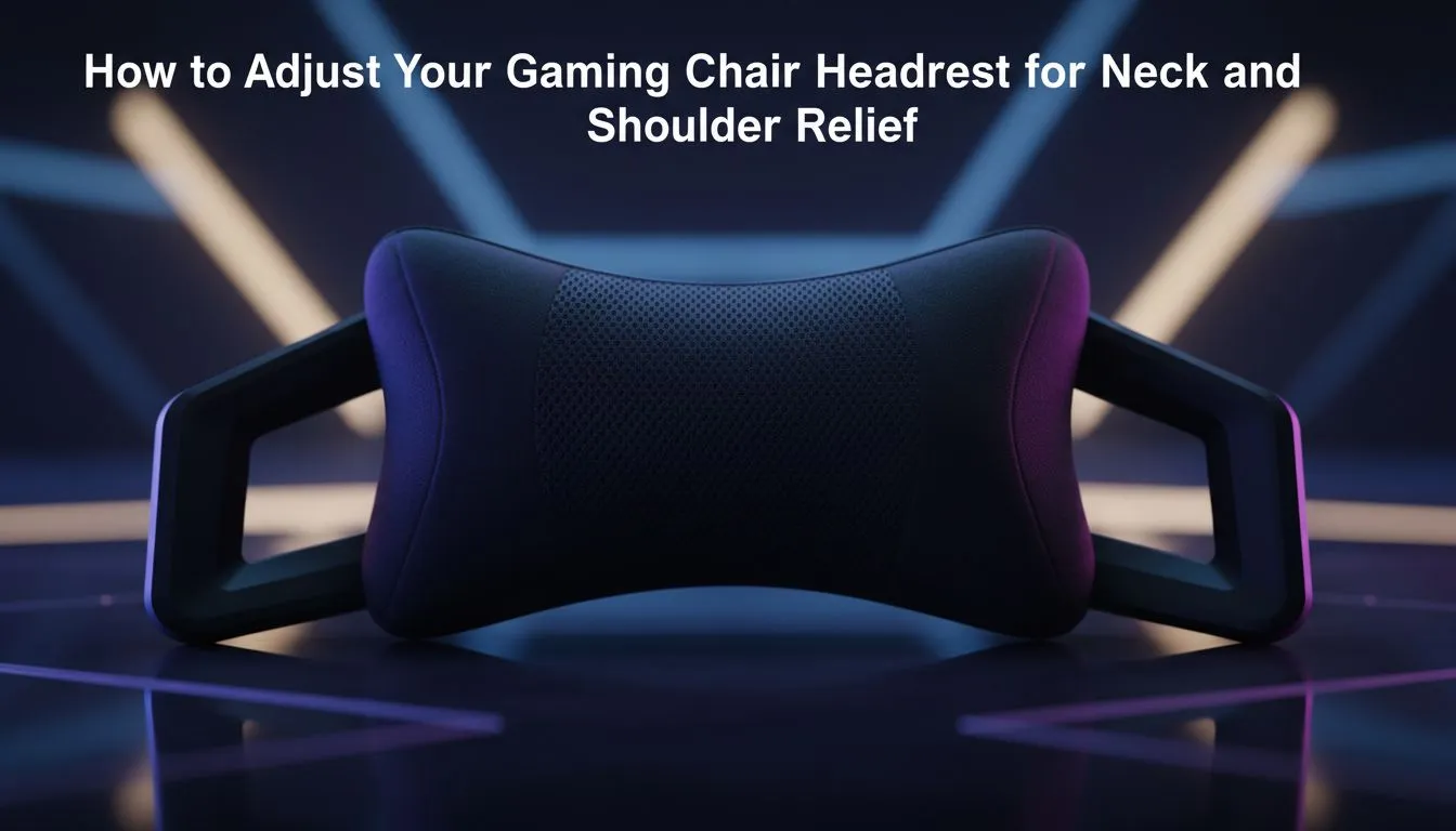 Adjust Headrest for Neck & Shoulder Relief