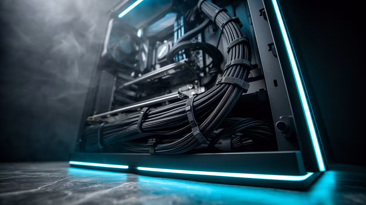 Avoid Cable Clutter in a Large E-ATX Gaming Case