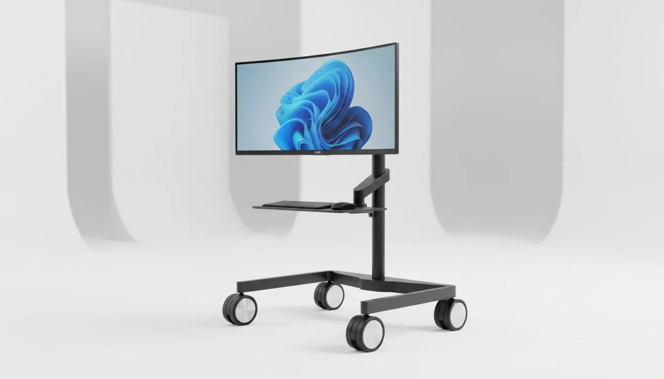 Build a DIY Rolling Monitor Stand