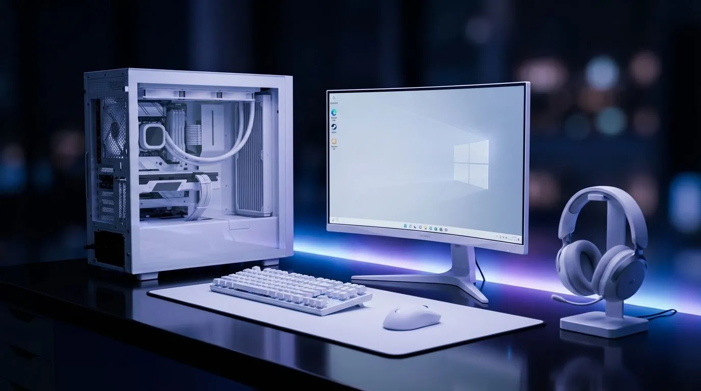 Build a Clean White Gaming Setup