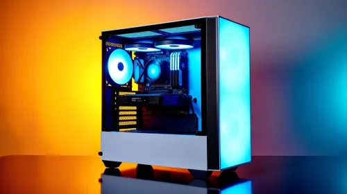 How to Build a Clean White Gaming PC Setup with Panoramic Glass Cases