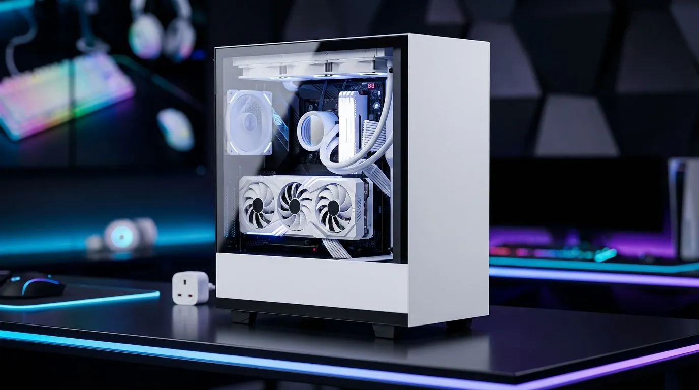 White Gaming PC on a Budget in SA