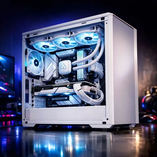 White Themed Gaming PC: Build Guide with Arctic AIO Cooling