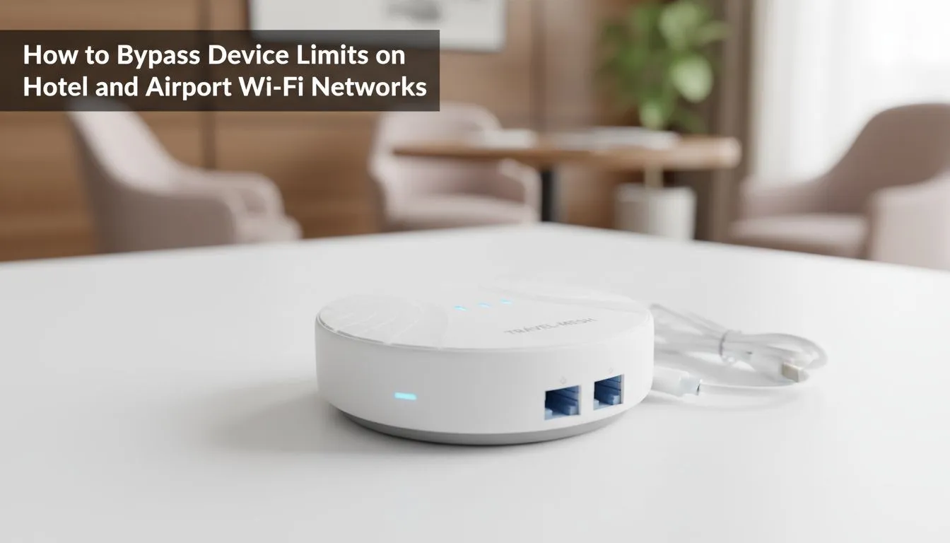 Safe ways to handle hotel WiFi limits