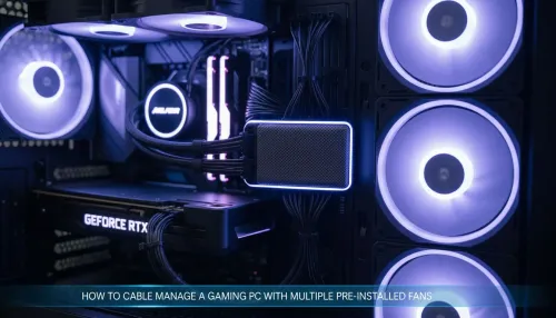 Multiple Fans Tidy Cables Around Multiple Fans