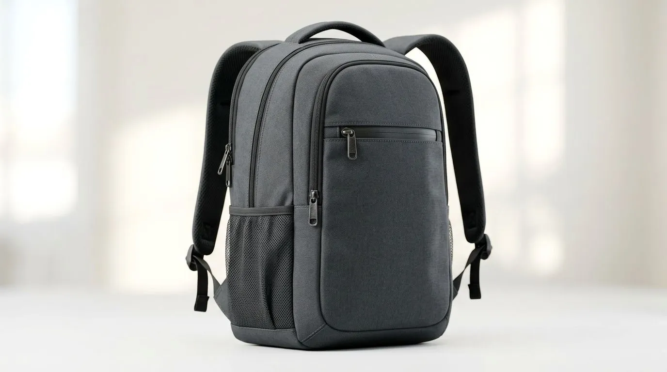 Keep your 600D recycled polyester backpack ready for weather