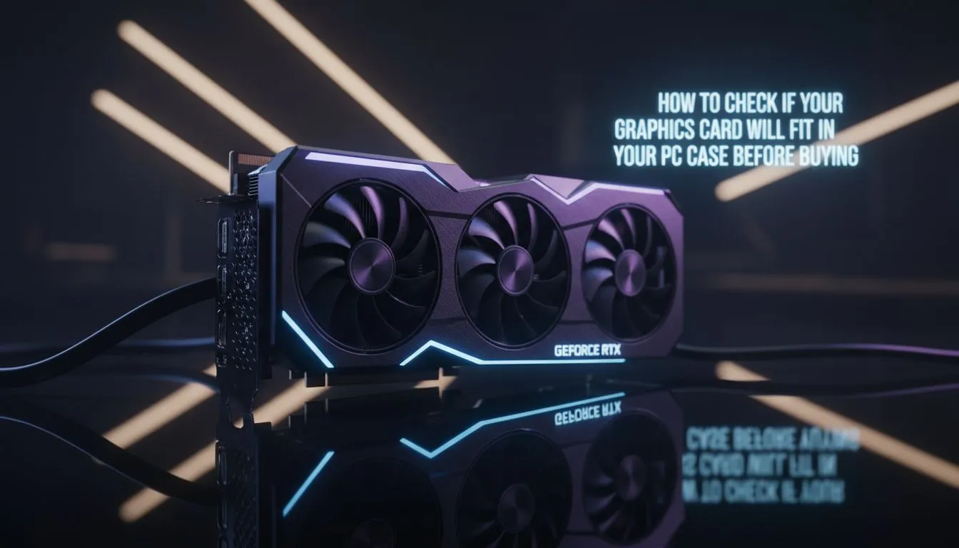Check if your GPU will fit the case