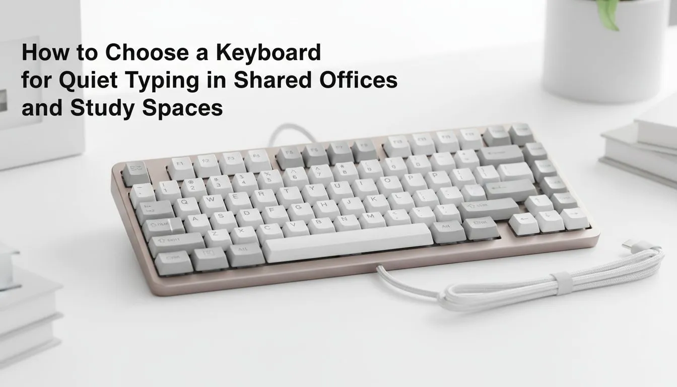 Choosing a Quiet Keyboard for Shared Spaces