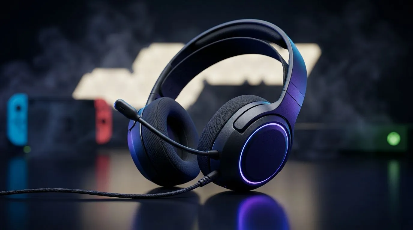 Choose a lightweight wired gaming headset