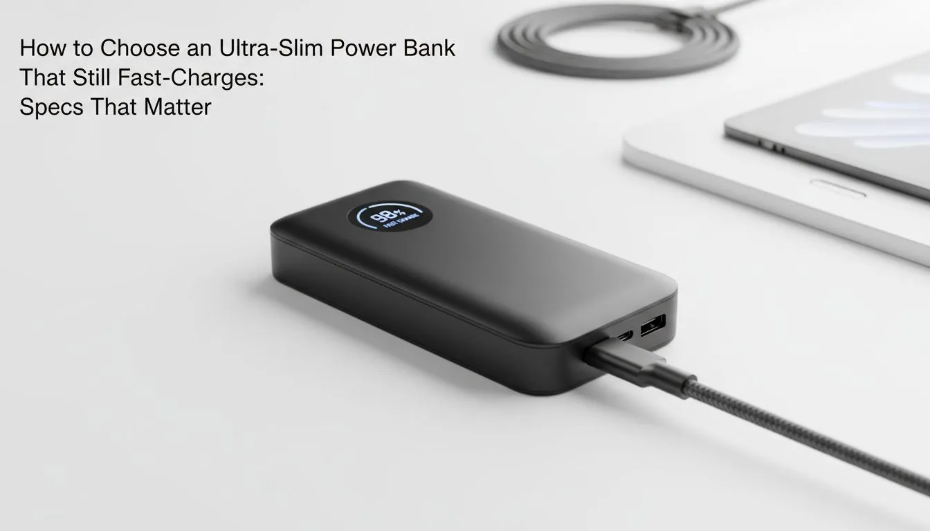 Fast-Charging Ultra-Slim Power Banks