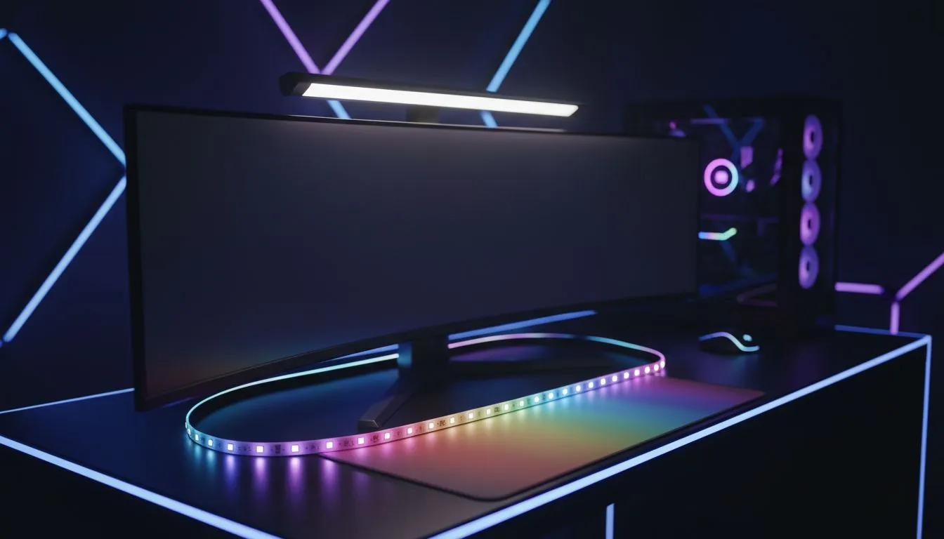 LED strips vs light bars for desks