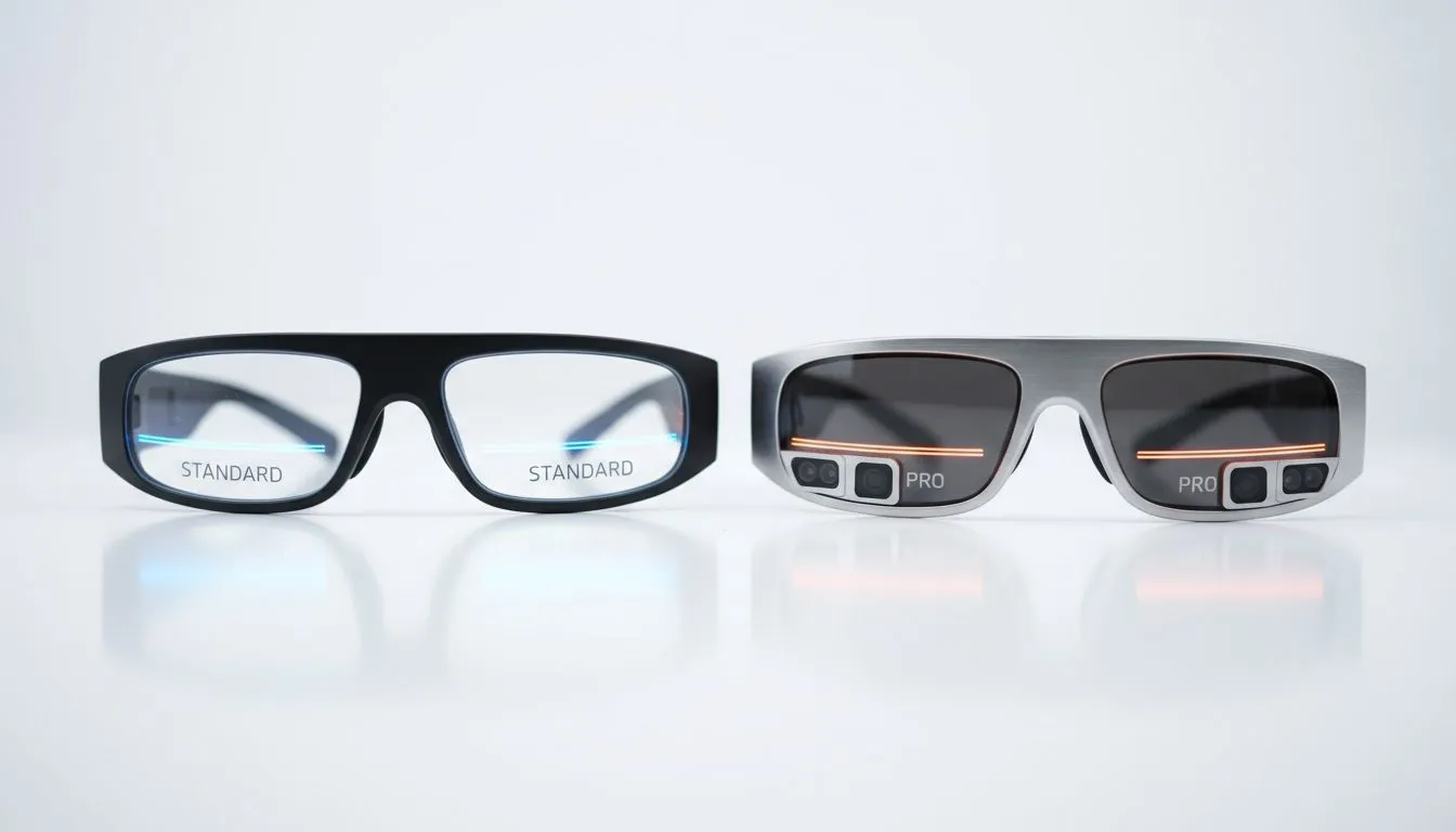 Compare Standard and Pro AR Specs