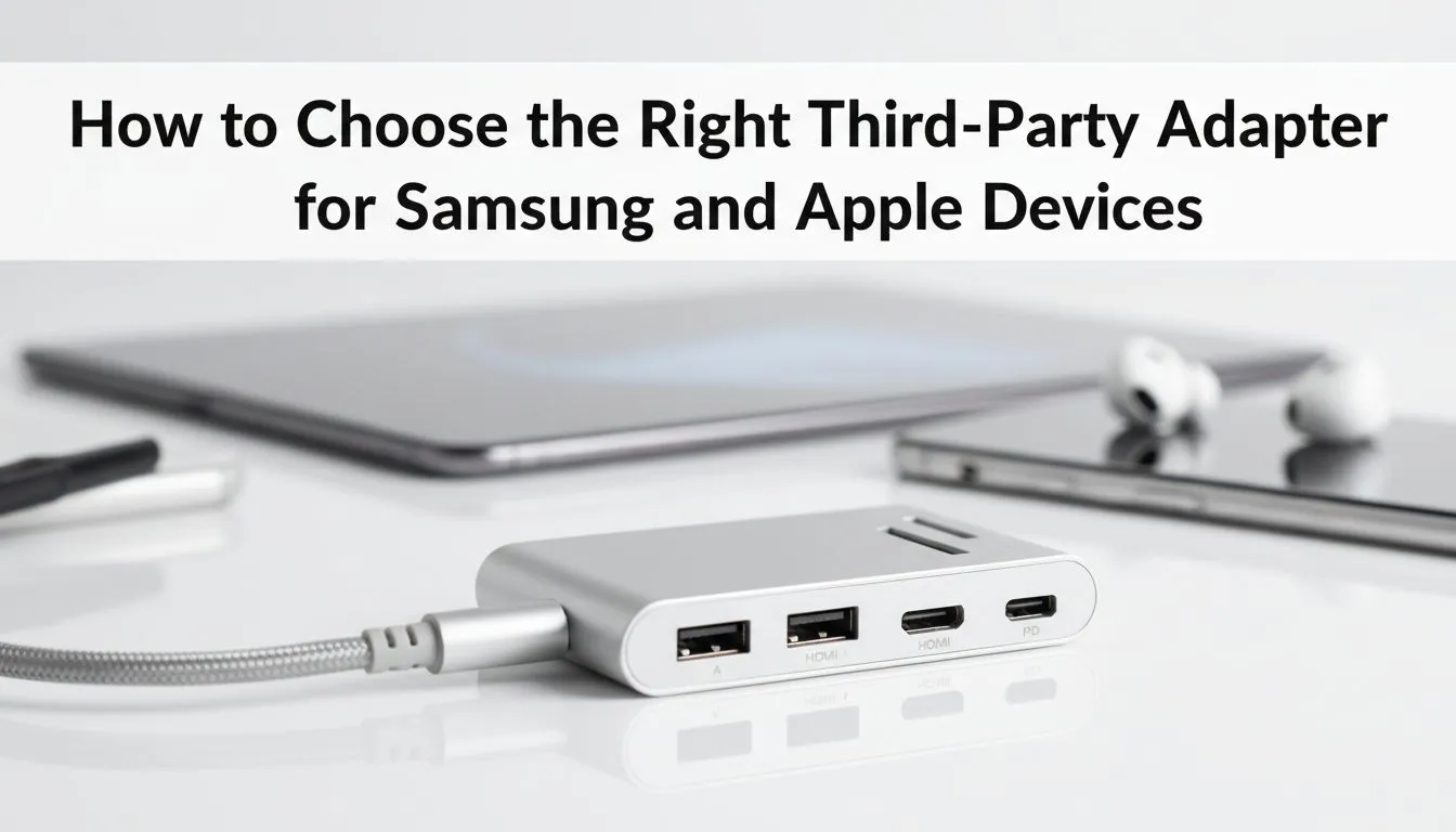 Pick the Right Adapter for iPhone & Samsung