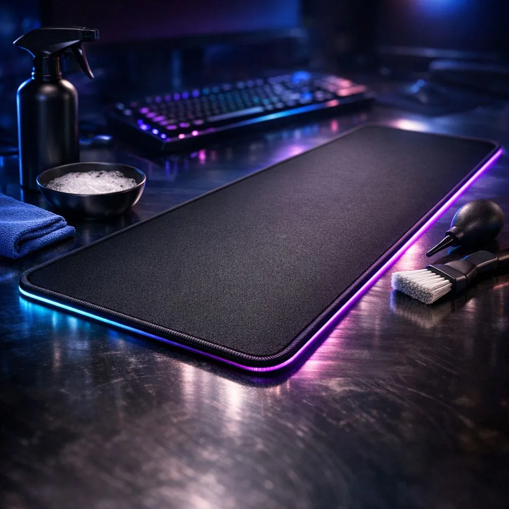 Extended Mousepad Cleaning Guide