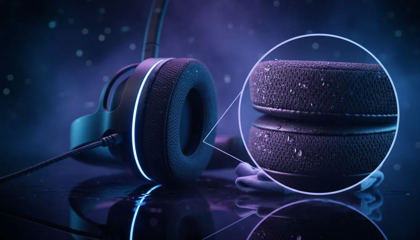 Memory Foam Headset Cushion Care