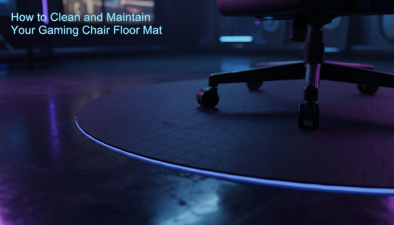 Clean and Maintain Your Chair Mat