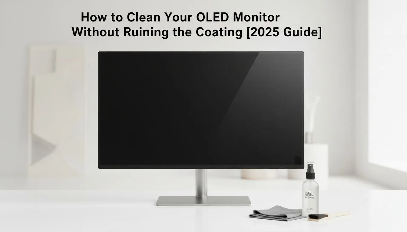 Safe OLED Monitor Cleaning Tips