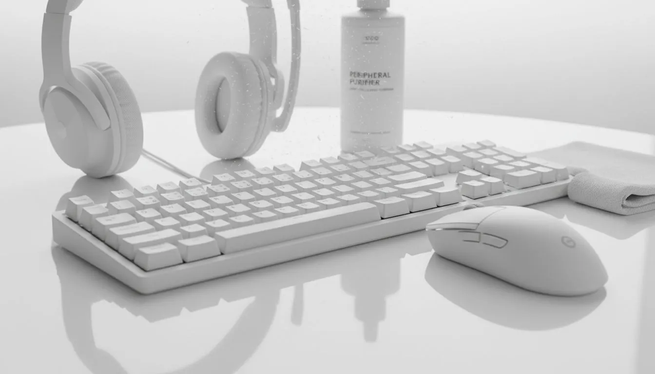 Clean White Peripherals Safely