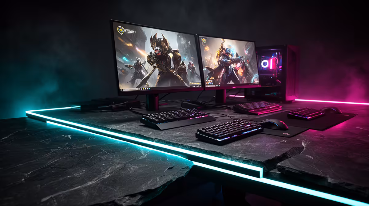 How to compare gaming desks for shared gaming comparison