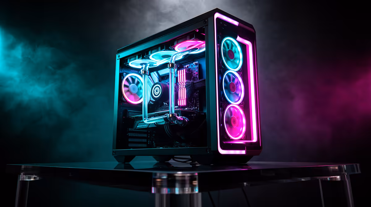 Configure Case Cooling With 15 Fan Support and a 420mm