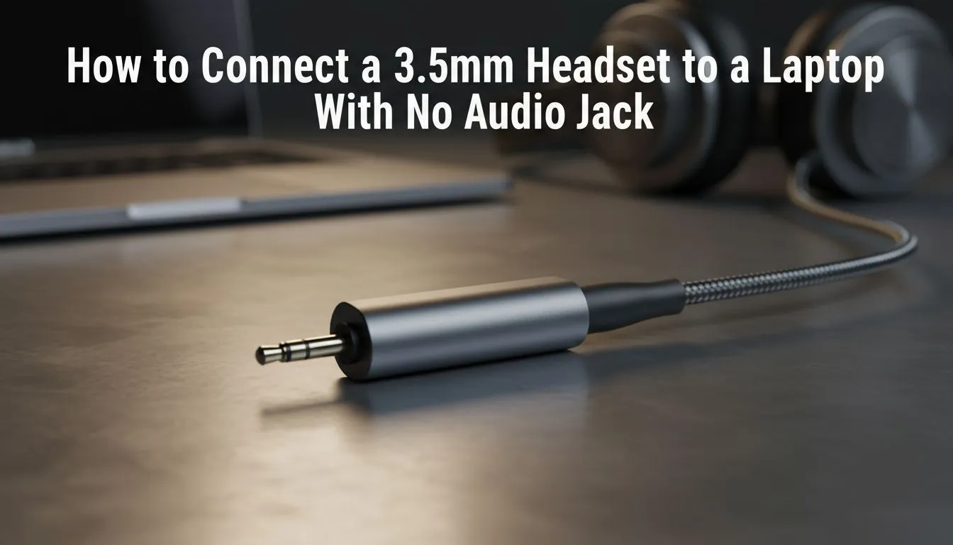 Use a 3.5mm Headset Without a Jack