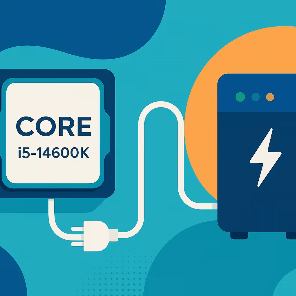 How to Connect Core i5-14600K to a UPS for Load