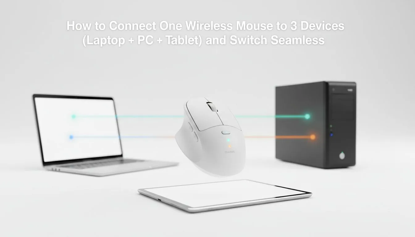 Switch One Wireless Mouse Across 3 Devices