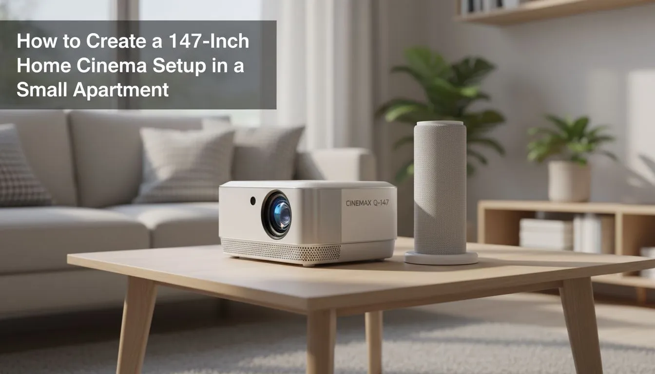 147-inch Home Cinema in Small Apartments