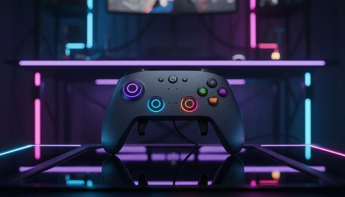 DIY gaming room lighting without software