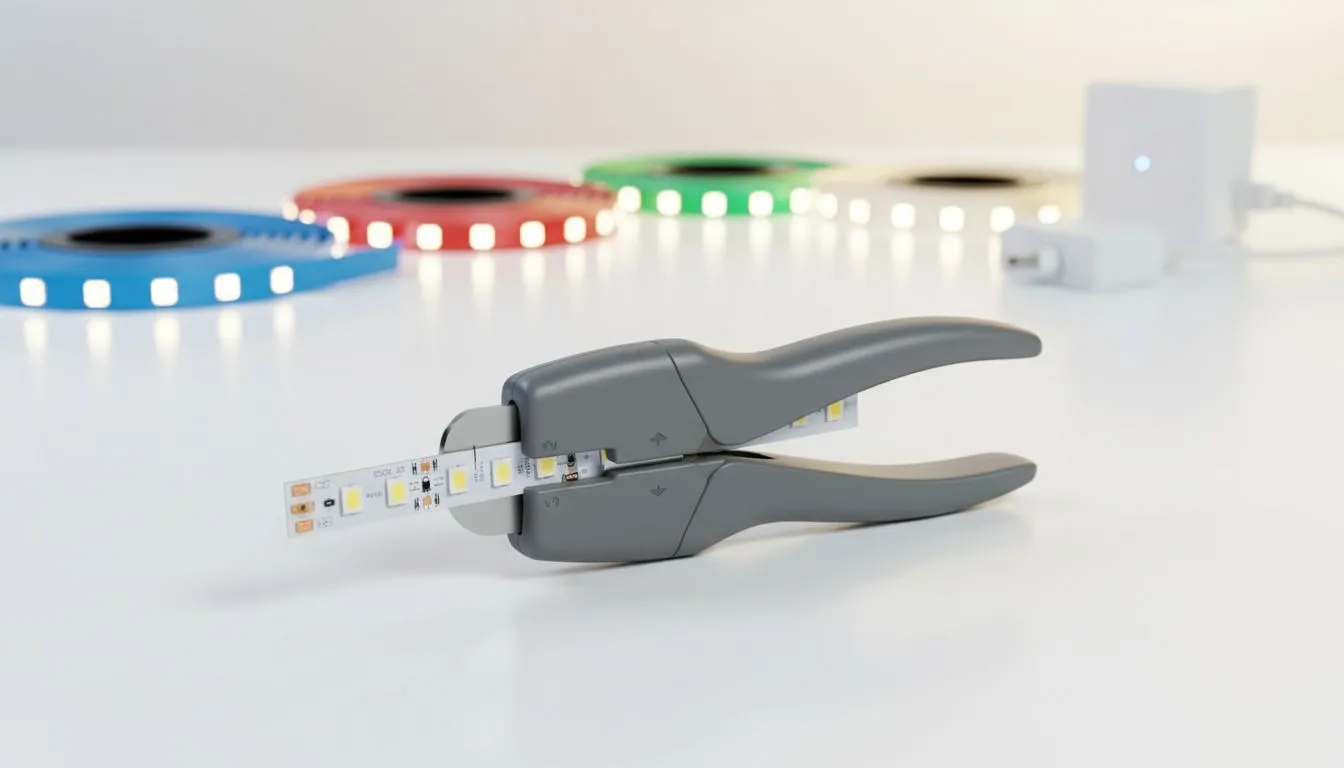 Safe LED Strip Cutting Guide
