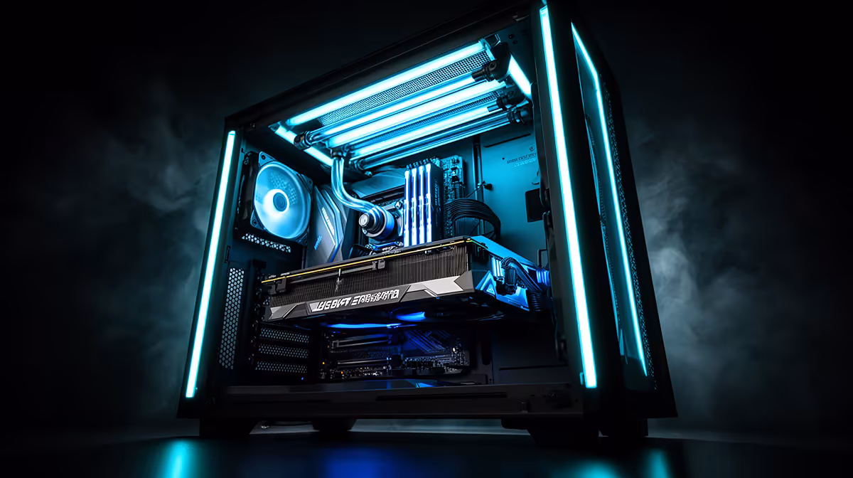 Fit a 360mm Radiator and 420mm Graphics Card in One Gaming