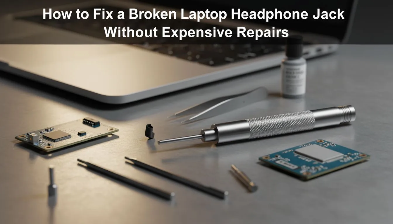 Quick Fix for Laptop Headphone Jack