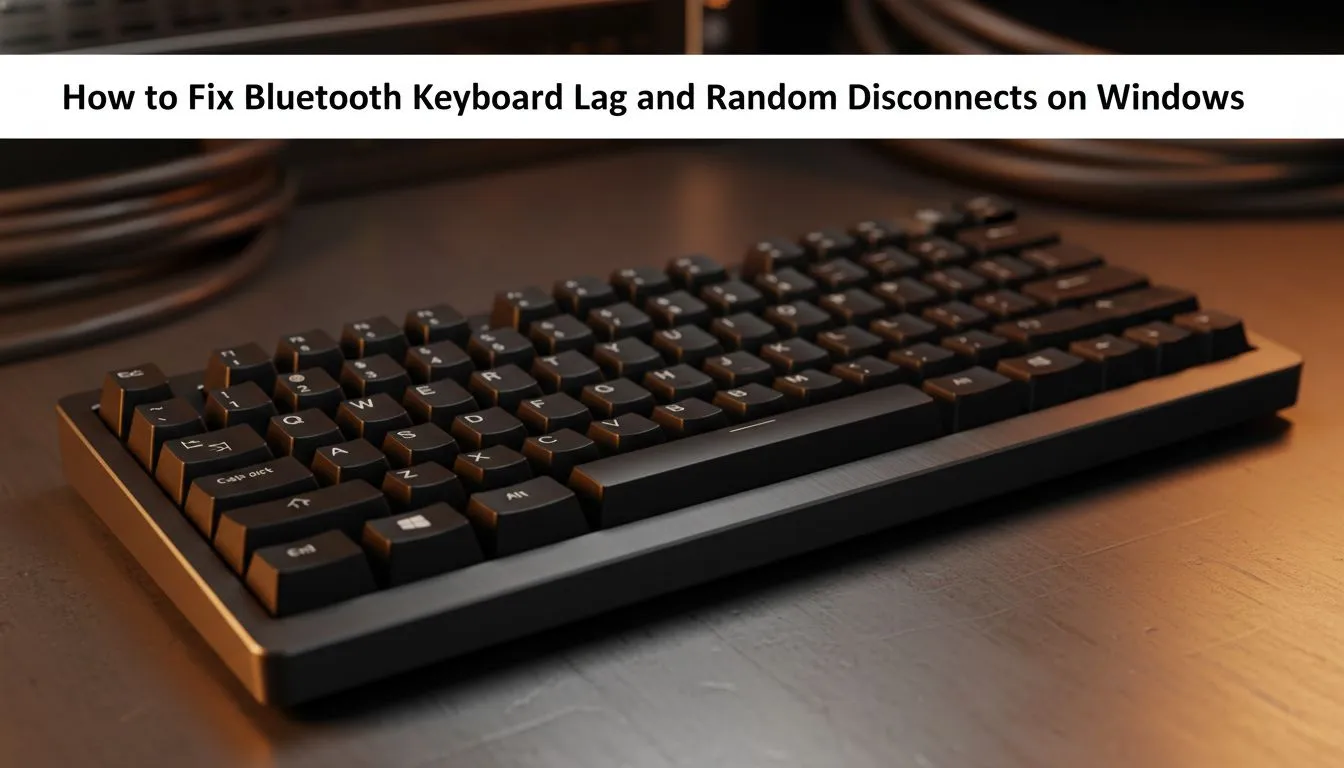 Stop Keyboard Lag & Disconnects on Windows