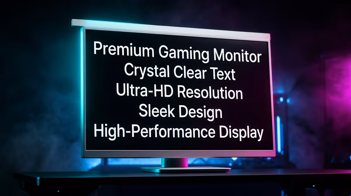 RTX 5080 build upgrade text clarity checks