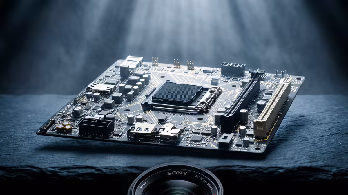 X870E motherboard blurry text checks