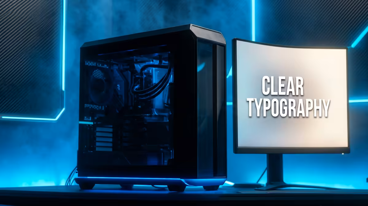 Windows 11 gaming PC text clarity checks