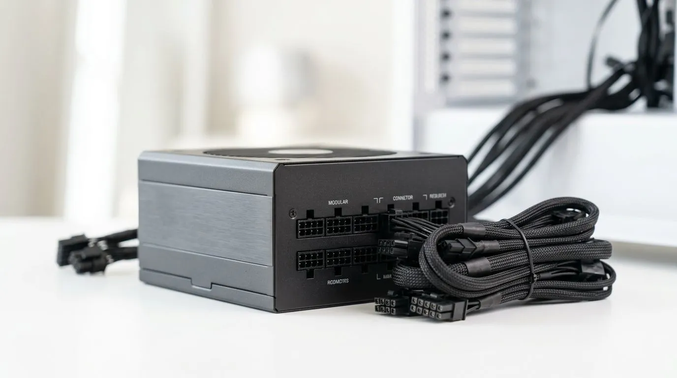Tidy cables with a fully modular PSU