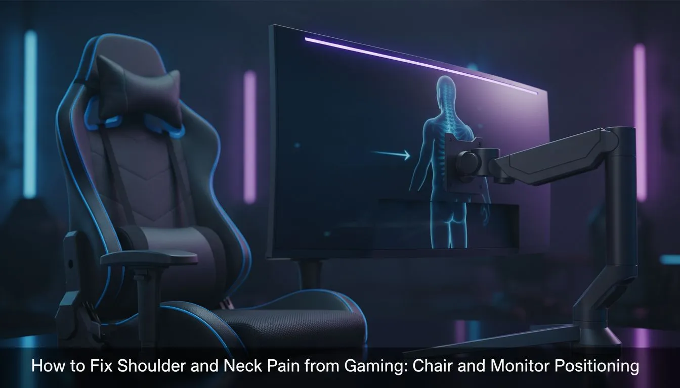 Adjust Chair & Monitor to Stop Pain