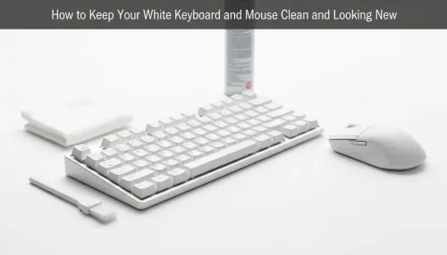 Clean White Keyboard and Mouse: Keep Them Looking New